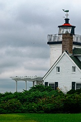 Nayatt Point Lighthouse Tower in Rhode Island